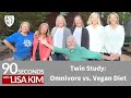 Twin study omnivore vs vegan diet  90 seconds w lisa kim