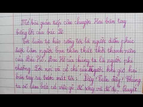 Video Cách mở bài gián tiếp và kết bài mở rộng trong bài văn... - youtube