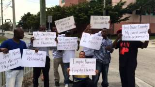 Imperial Security officers demand backpay