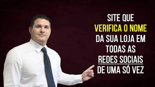 Como verificar nome da loja em todas as redes sociais - Namecheckr