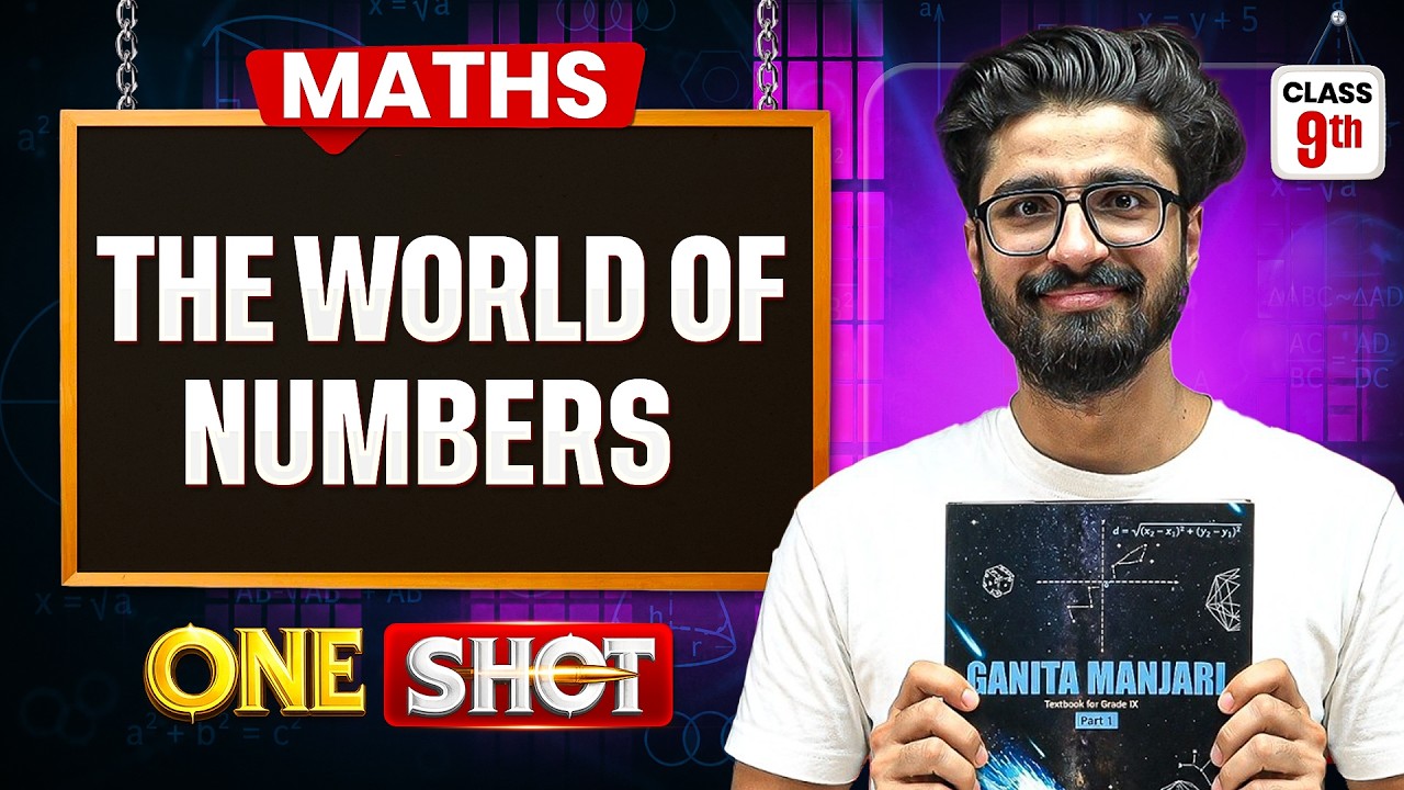 The World of Numbers Class 9 Chapter 3 ONE SHOT🔥 | New Syllabus 2026-27 | Ritik Mishra