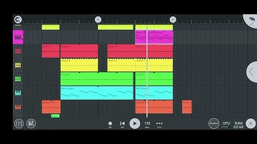 Making Travis Scott type trap beat on FL studio mobile 2025