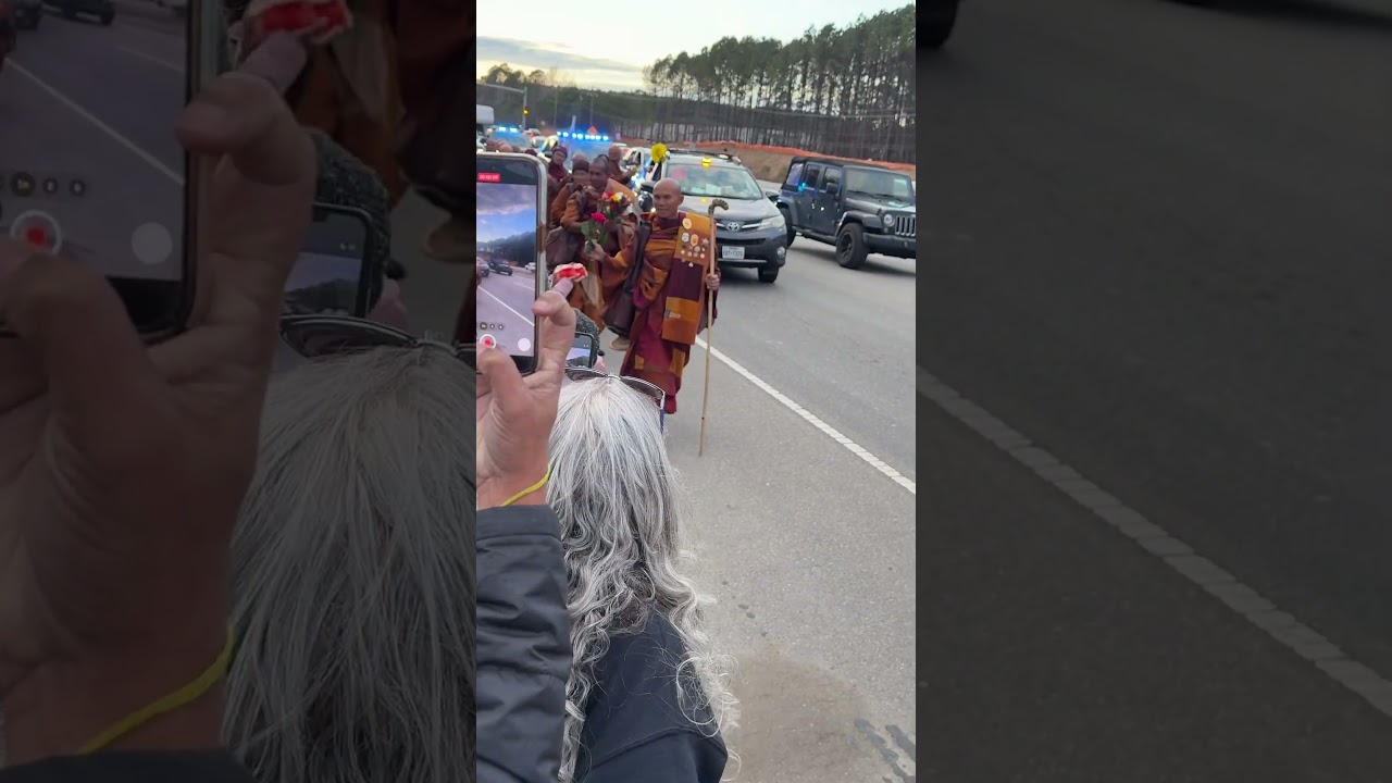Walk for peace by monks from Texas to DC