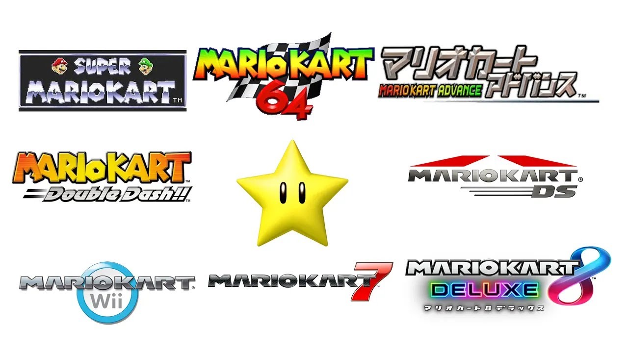 【Ver.2】マリオカートシリーズ スターBGM集/Mario Kart All  Starman Music