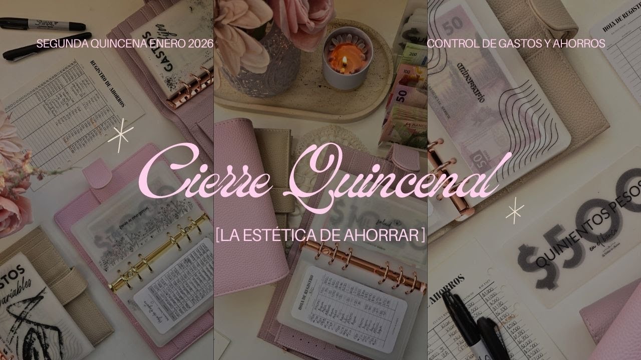 Cierre Segunda Quincena Enero 2026 | Control de Gastos y Ahorros | Sistema de Sobres