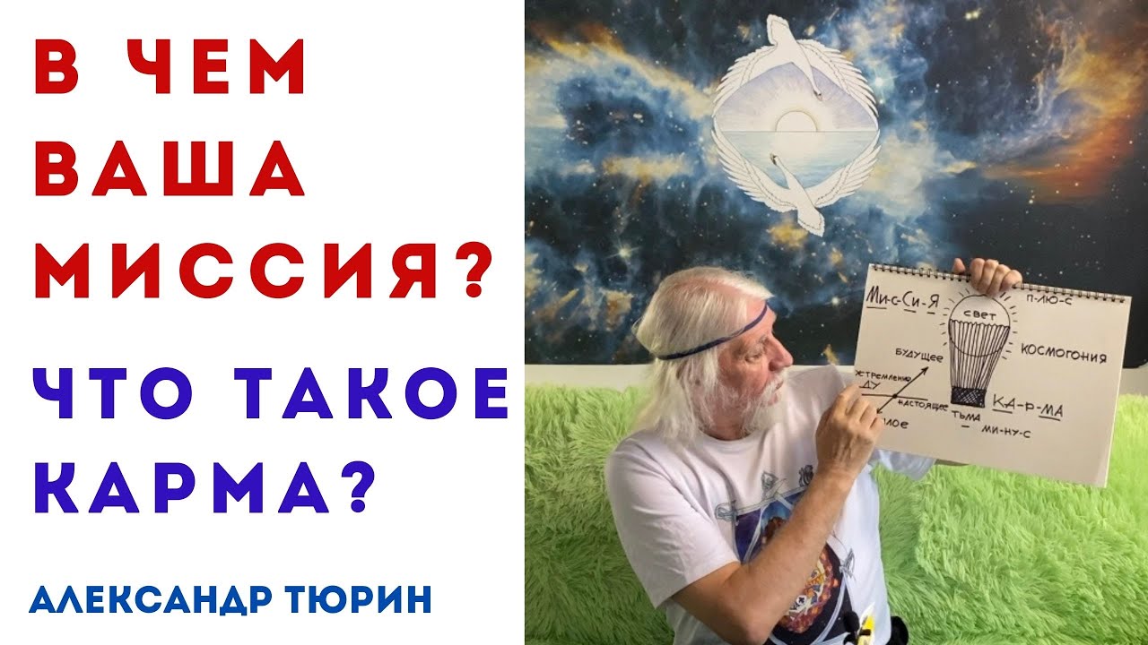 В чем ваша миссия? Что такое карма? -- Александр Тюрин. новое видео