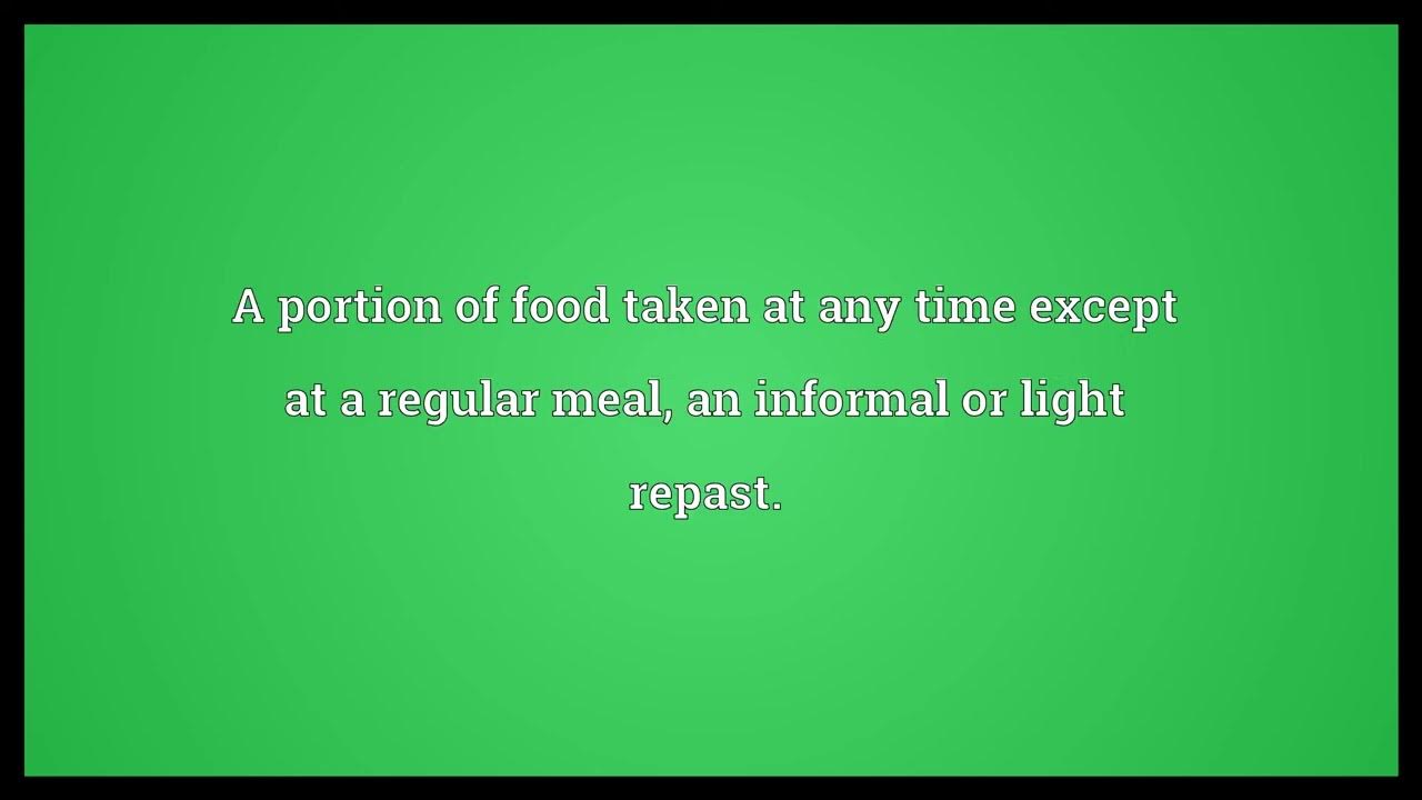 Luncheon Meaning - YouTube