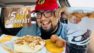 New Taco Bell $5 Bell Breakfast Box 🍳🔔