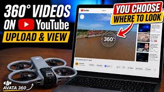 How to Upload & View 360° Videos on YouTube | DJI Avata 360