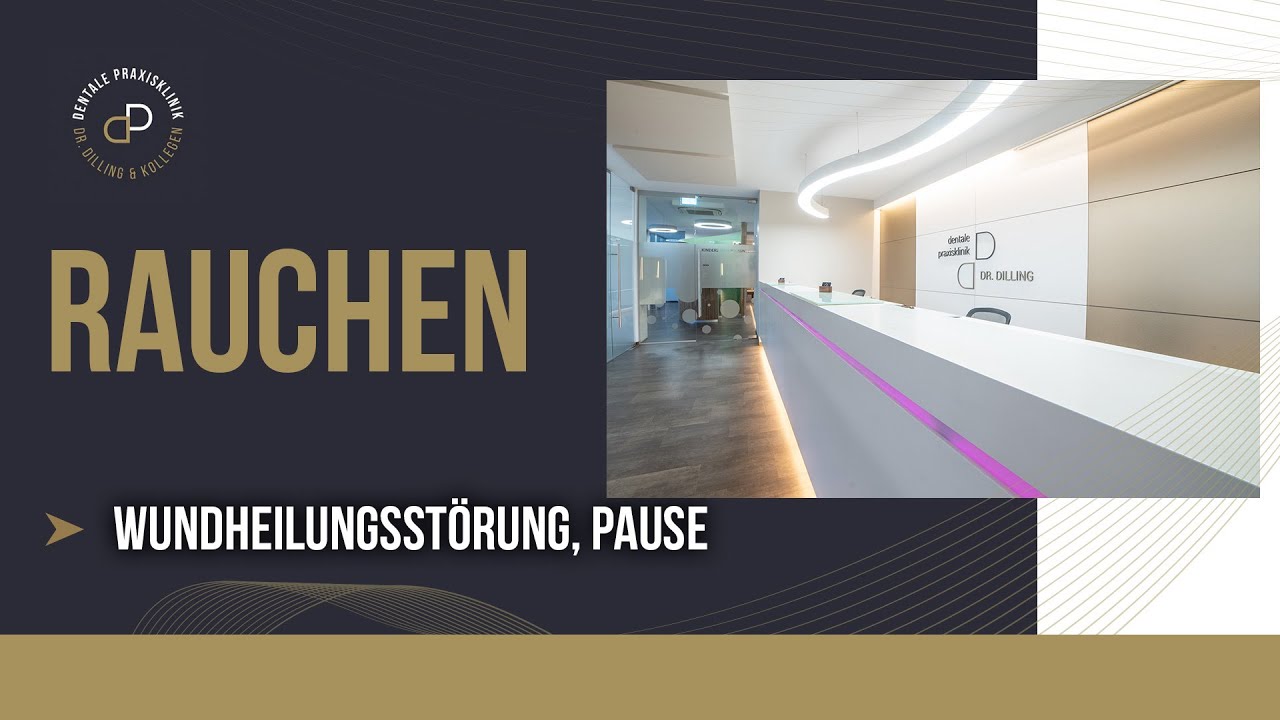 Rauchen nach Zahn-OP