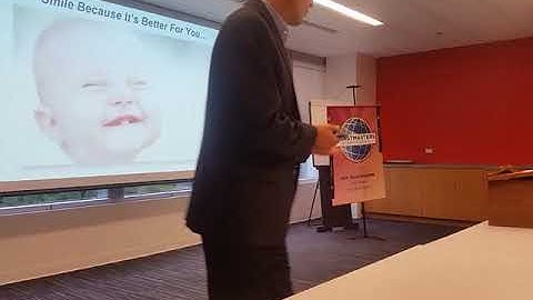 Toastmasters International Award Winning Speech "Smile" by Keith Washo at BCP Cary Toastmasters