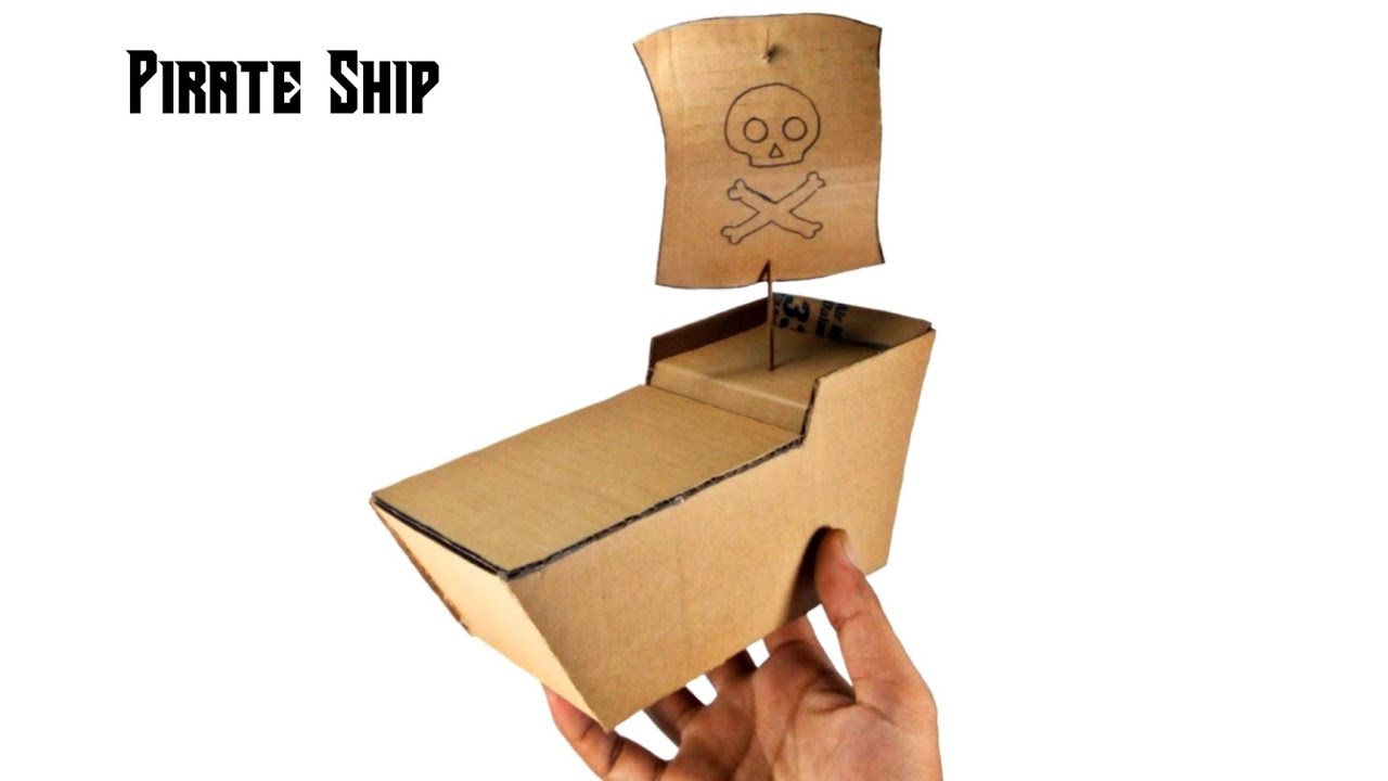 Creative Ways to Make a Pirate Ship Out of Cardboard DIY YouTube
