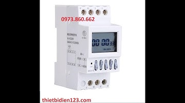 Hướng dẫn cài đặt hẹn giờ chu kỳ tháng  - Timer tháng NKG-5
