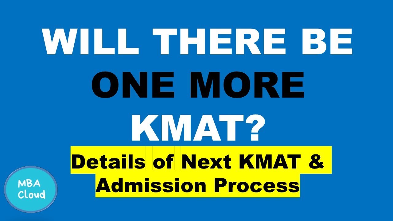 Second KMAT Examination| Important things to know - YouTube