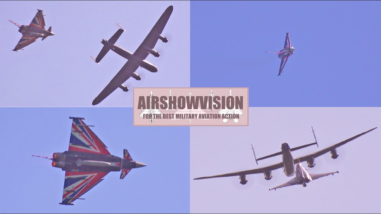 "DEBUT" LANCASTER & TYPHOON DAMBUSTERS TRIBUTE PLUS  BLACKJACK DEMO 4K (airshowvision)