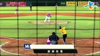20131006 CPBL 象vs犀牛 比賽精采片段回顧 ending highlights