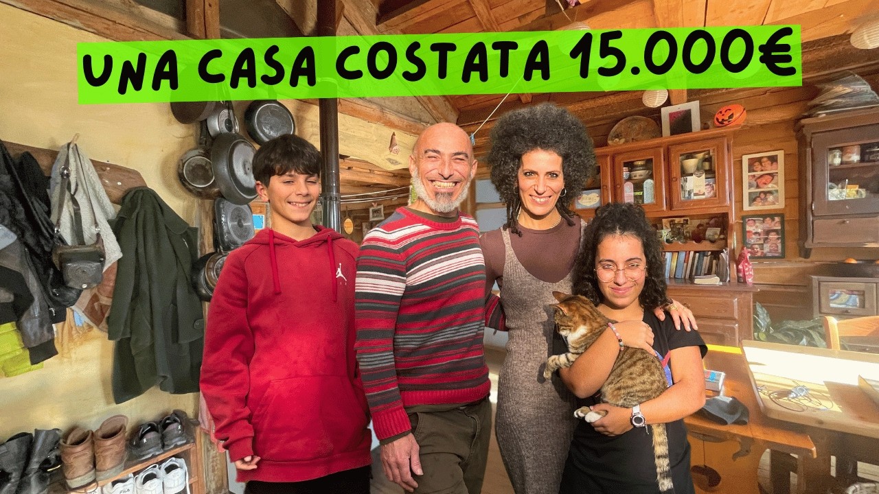 La famiglia che vive isolata in una casa costata 15.000€