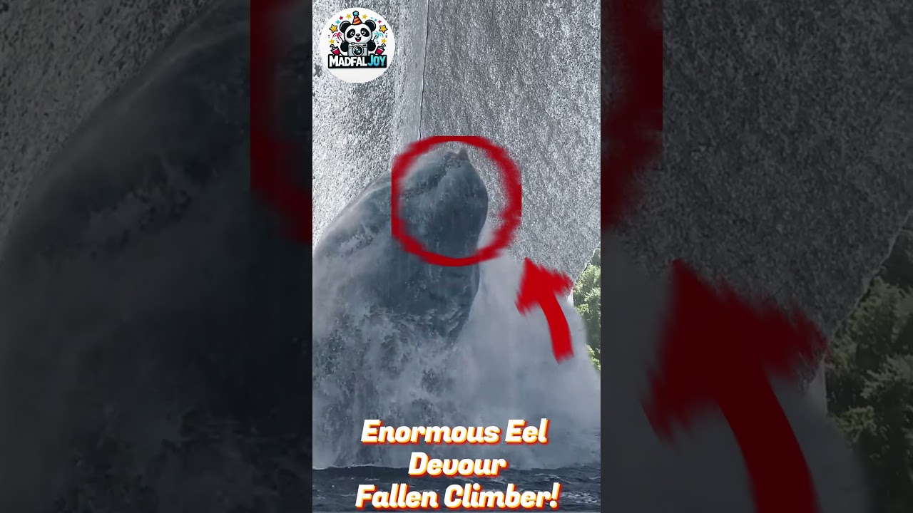 Enormous Eels Devour Fallen Climber! Shocking Footage! 