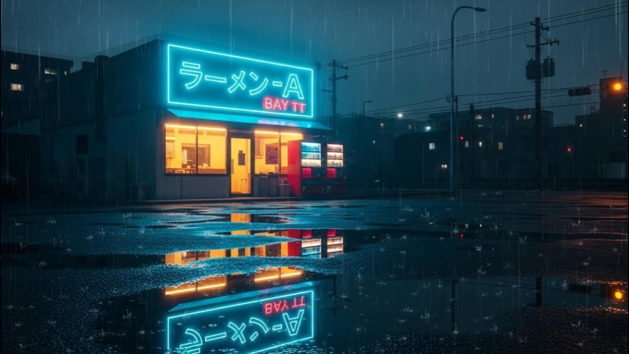 Tokyo After Midnight 🌙 Night Rain Lofi for Deep Sleep