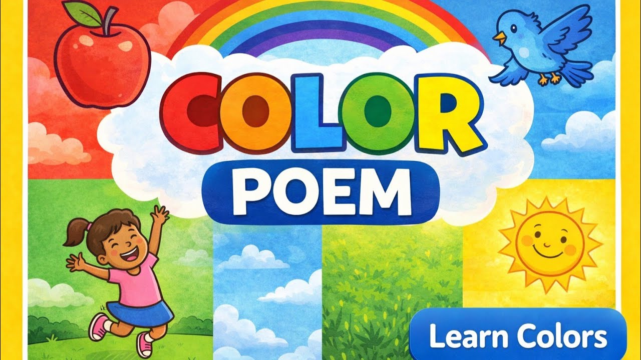 Learn Colors with Fun | Kids Color Poem