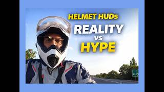 MOTORCYCLE HELMET HUD REALITY VS HYPE.