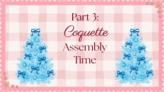 Coquette Crochet Christmas Tree Assembly Tutorial ୨୧ Part 3 ୨୧