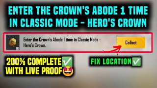ENTER THE CROWNS ABODE 1 TIME IN CLASSIC MODE HEROS CROWN MISSION