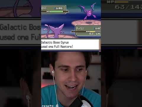 The WORST POKEMON TEAM Beats Cyrus #Shorts