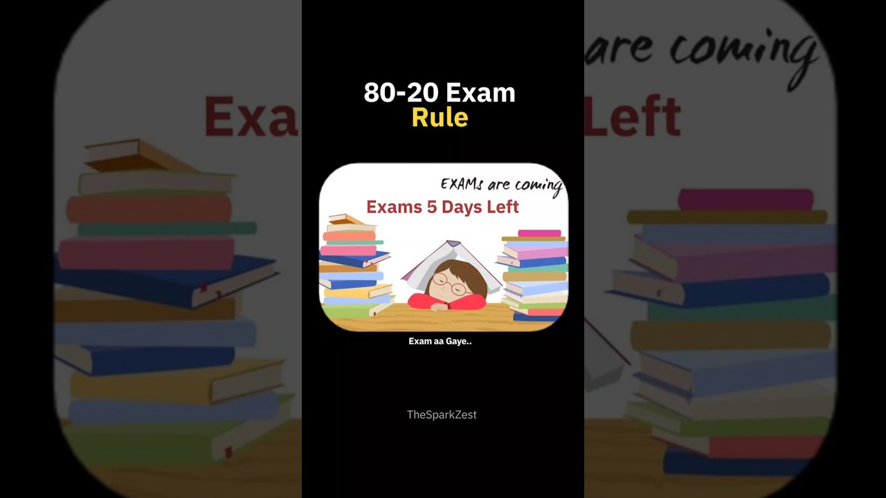 Follow 80-20 Rule to score Highest Marks in Exams 