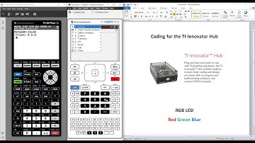 Tips for TI Technology: Coding the color LED on the TI-Innovator Hub