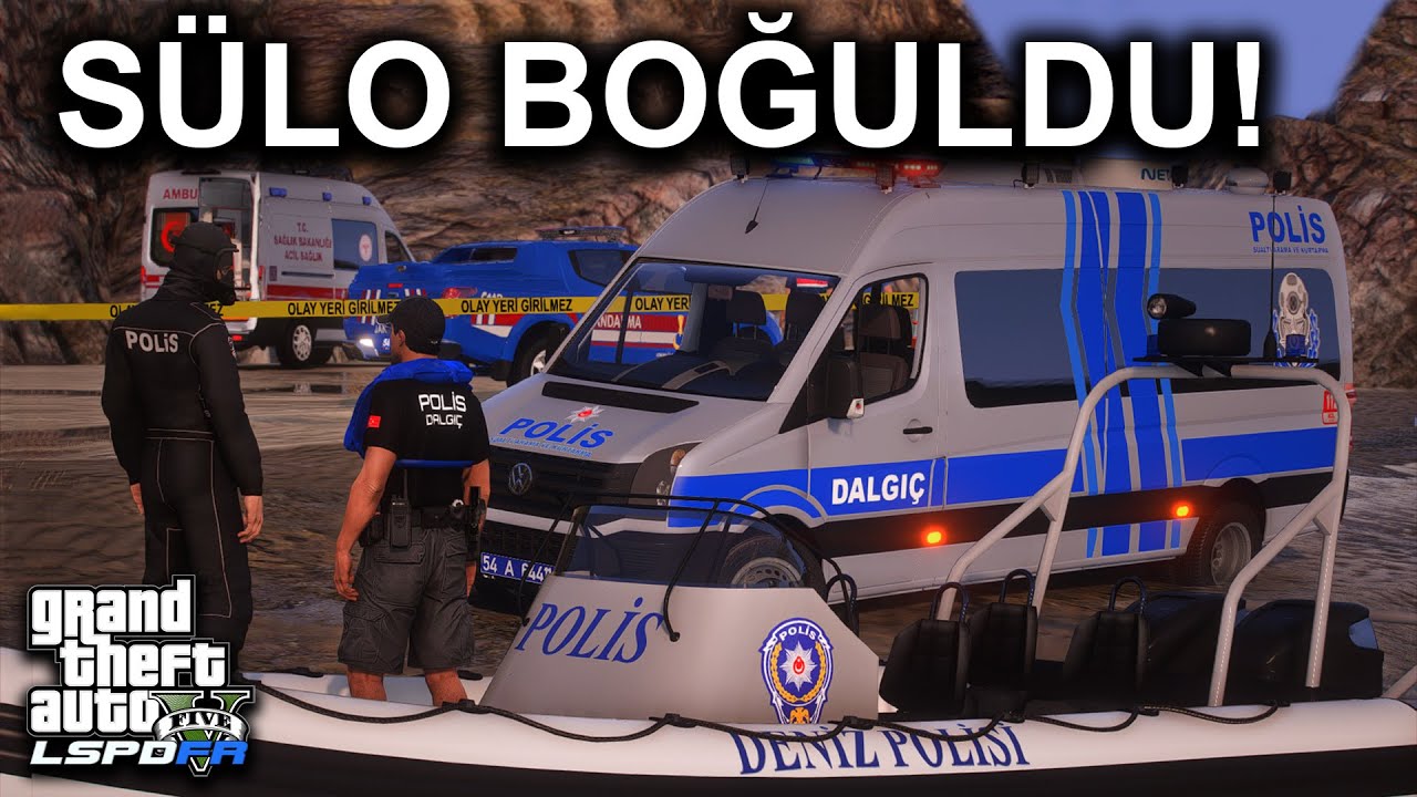 DALGIÇ POLİS OLDUK (DENİZDE CESET ÇIKTI) !! - GTA 5 DENİZ POLİSİ MODU -  LSPDFR