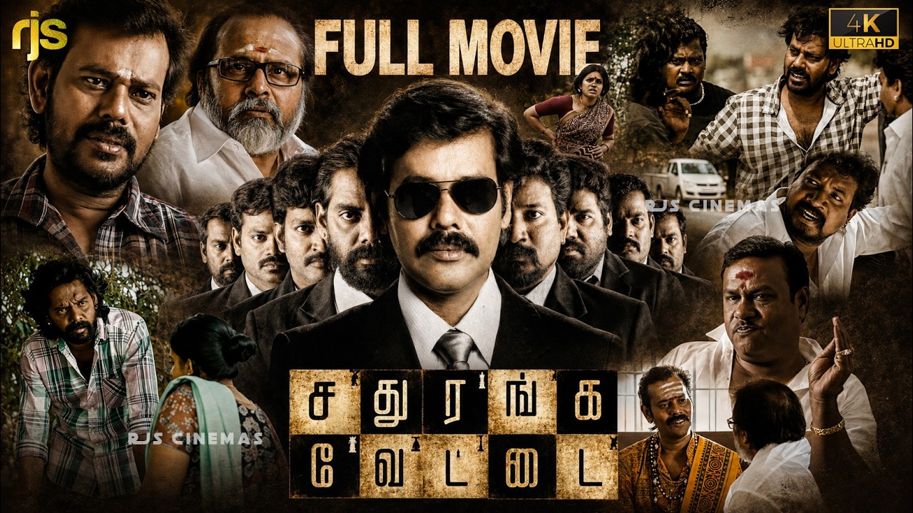 Sathuranga Vettai Tamil Full Movie HD | 4K HD | Natty | Ishaara Nair | Sean Roldan | H. Vinoth