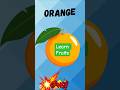 🍓Fruits Come to Life 🍎🍌 | Animated Fun &amp; Sound Effects!#learnfruitsname #learnfruitsforkids