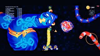 Giant Worm Hunt! 🐍 Destroying Every Huge Snake in Worms Zone.io 🔥#gaming #gameplay #snakegame #viral screenshot 5