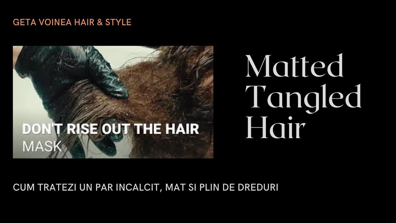 Matted Tangled Hair - scalp with serious seborrhea, par incalcit facut ...