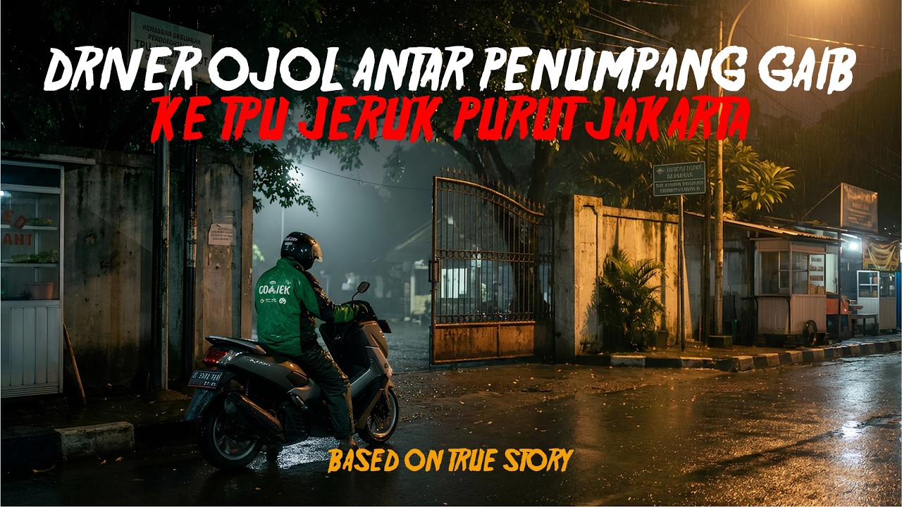 [Kisah Nyata] MERINDING! Driver Ojol Antar Penumpang 'Misterius' ke TPU Jeruk Purut Jakarta!