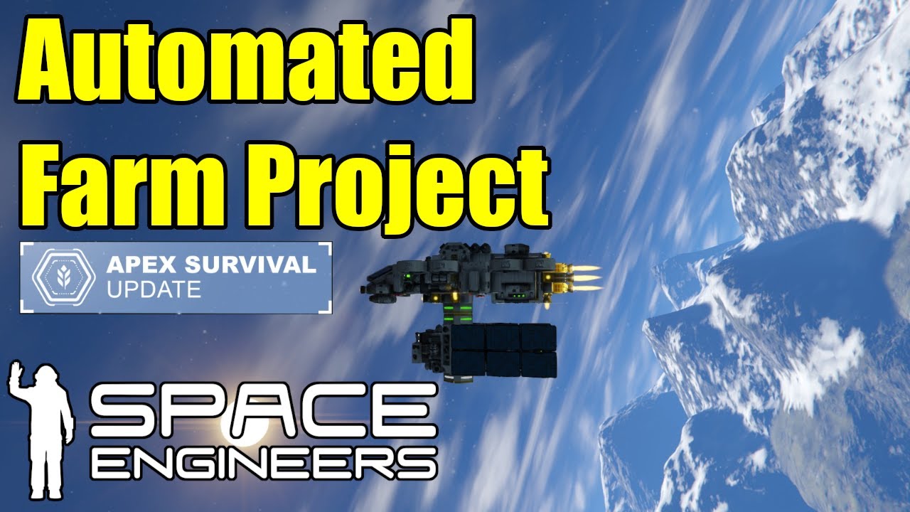 The Automated Farm Project ep13 | Space Engineers (Apex Survival) - YouTube