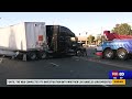 Driver arrested on suspicion of DUI after crash with big rig impacts roadways in Antelope