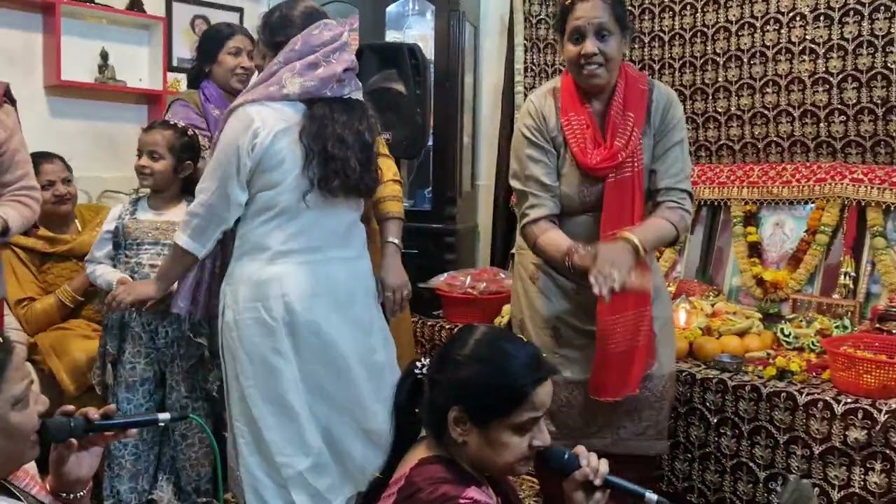 मिठे मिठे आटे दीया रोटीया पकाया गे माता रानी की सुन्दर भेंट #viralvideo 💯♥️♥️
