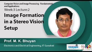 Lec 8 : Image Formation in a Stereo Vision Setup