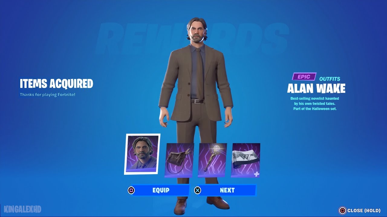 Fortnite Outfit is Free With Purchase of Alan Wake 2 on EGS : r/AlanWake