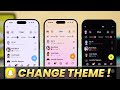 How to CHANGE Theme in SnapChat!