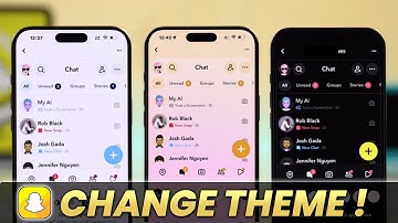 How to CHANGE Theme in SnapChat!