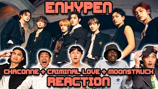 OUR FIRST TIME WATCHING ENHYPEN! | Chaconne   Criminal Love   Moonstruck