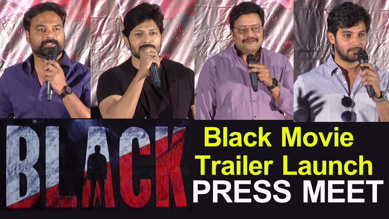 Black Movie Trailer Launch Press Meet | Aadi ,Sai Kumar | Chitrapuri Colony | Chitrapuri Tv