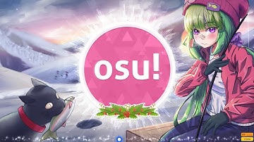 my very first time using OBS osu gameplay