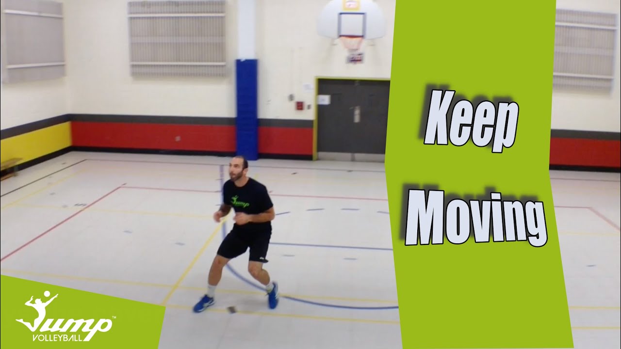 How to move on a volleyball court Tip of the Week 4 YouTube