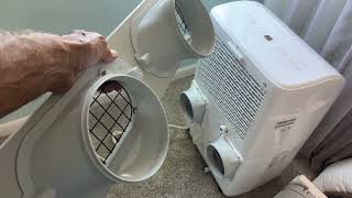 How to install a Hisense 8000 BTU Dual Hose Portable Air Conditioner