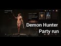 Diablo Immortal: Demon Hunter &amp; party run