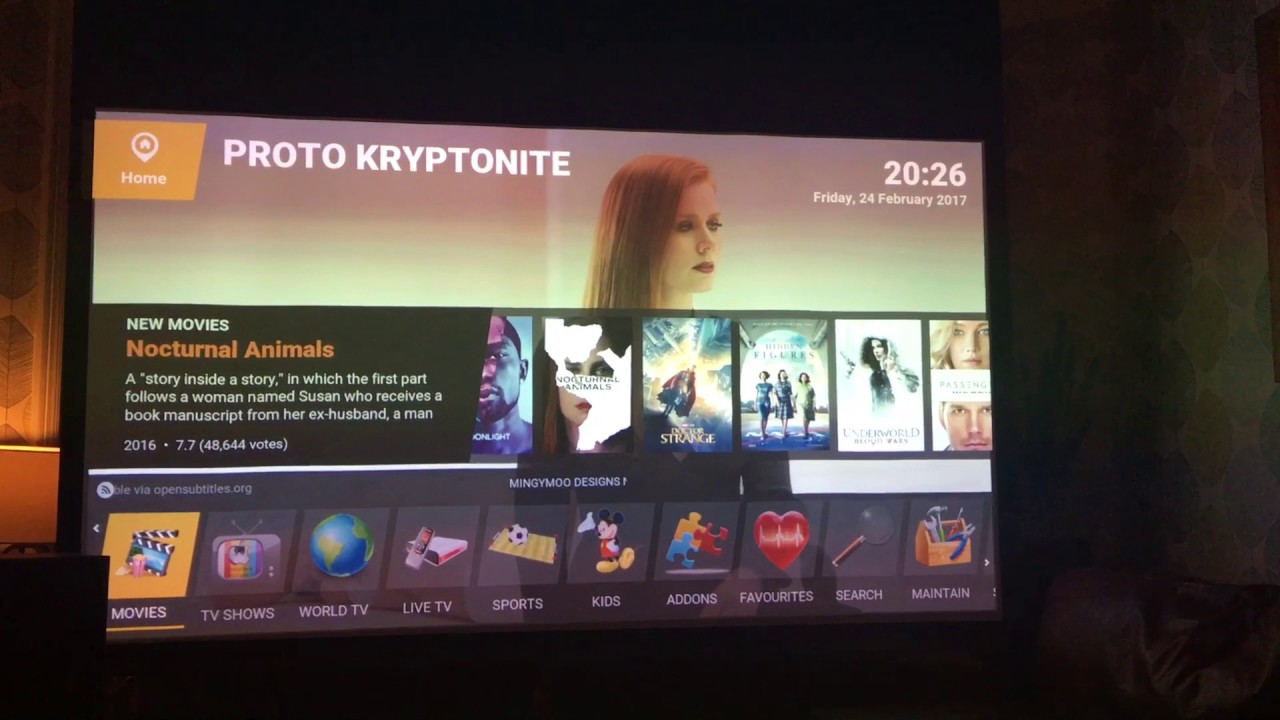 Kodi 17 build by MINGYMOO Designs